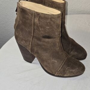 rag & bone Dark Brown Ankle Booties